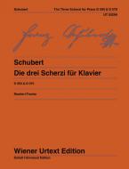 I tre Scherzi per pianoforte D 593/1-2, D 570 