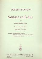 Sonata No. 1 F major Hob. VI:1 