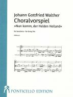 Choralvorspiel 'Nun komm der Heiden Heiland' 