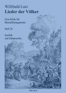 Lieder der Völker, Blockflötenquartette, Heft 28 