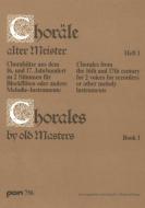 Chorales By Old Masters, Book 1 