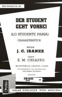 Der Student geht vorbei 