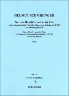 Nur ein Hauch- und er ist Zeit 
