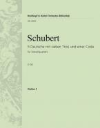 5 Deutsche mit 7 Trios und einer Coda D 90 