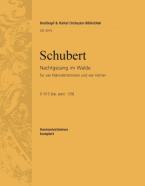 Nachtgesang im Walde op. post. 139 D 913 
