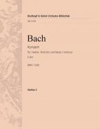 Konzert in E-Dur BWV 1042 