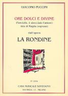 Ore dolci e divine... Fanciulla, sbocciato è l'amore 