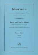 Missa brevis op. 34 in honorem S. Aloisii Gonzagae 
