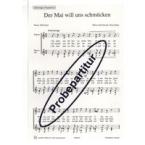 Der Mai will uns schmücken 