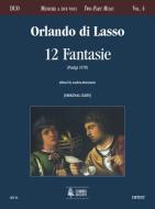 12 Fantasie (Paris 1578) [original clefs] 
