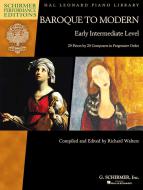 Baroque to Modern: Early Intermediate Level 