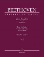 2 Sonatas in G minor, G major op. 49 - 'Sonates faciles' Standard
