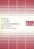 27 Lieder aus dem Dreistrophenkalender Heft 3 