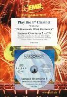 Play the 1st Clarinet: Famous Overtures 5 Standard