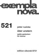Über Unstern für Klavier 