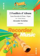 2 Feuillets d'Album Standard