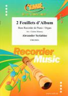 2 Feuillets d'Album Standard