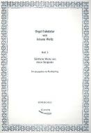 Orgel-Tabulatur von Johann Woltz Heft 3 