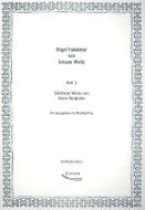 Orgel-Tabulatur von Johann Woltz Heft 3 
