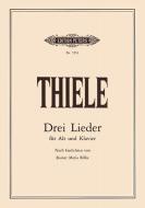 Drei Lieder für Alt und Klavier 