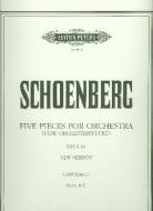 5 Orchestral Pieces Op. 16 