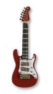E-Gitarre rot magnetisch (6 Stück) 