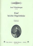 5 leichte Orgelstücke 