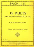 15 Duets BWV772-786 
