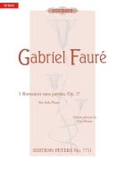 3 Romances sans Paroles Op.17 