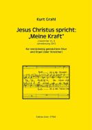 Jesus Christus spricht: 'Meine Kraft' 