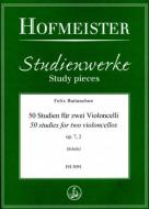 50 studies for two violoncellos 2 op. 7, 2 Vol. 2 