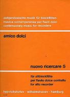 Nuovo Ricercare 5 für Altblockflöte 