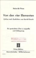 Von den vier Elementen 