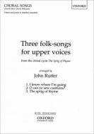 3 Folk Songs From 'The Sprig Of Thyme' 