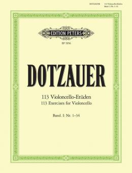 113 Violoncello-Etüden Heft 1 von Justus Johann Friedrich Dotzauer im Alle Noten Shop kaufen