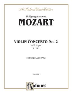 Violin Concerto No. 2 in D Major, K. 211 (Violin) 