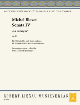 Sonata op. 2 No.4 La Lumague op. 2/4 Standard