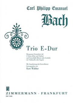 Trio E major Wq 162 Standard