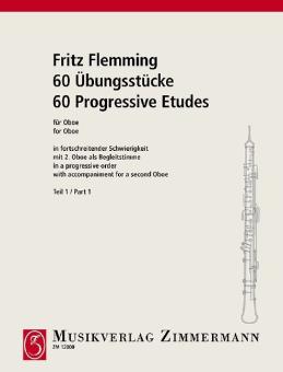 60 Oboe Pieces for Practice of Progressive Difficulty Vol. 1 Standard