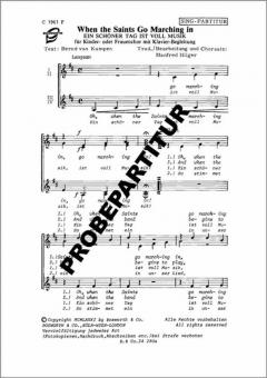 Ein schöner Tag ist voll Musik 