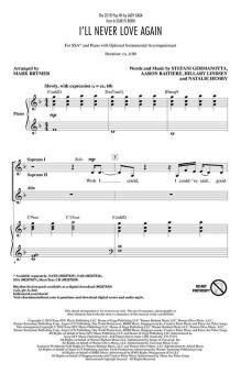 I'll Never Love Again Standard