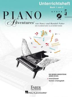 Piano Adventures: Unterrichtsheft 5 (Mit CD) 