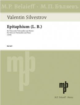 Epitaphium (L. B.) Download