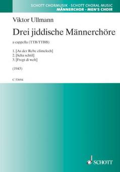 Three Yiddish Pieces for Male Choir Download