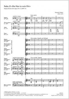 Der Herr ist mein Hirt SWV 33 (op. 2 no. 12) Download