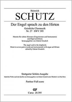 Der Engel sprach zu den Hirten SWV395 Standard