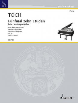 Fünfmal zehn Etüden op. 56 Download