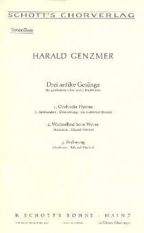 Drei antike Gesänge GeWV 50 Download