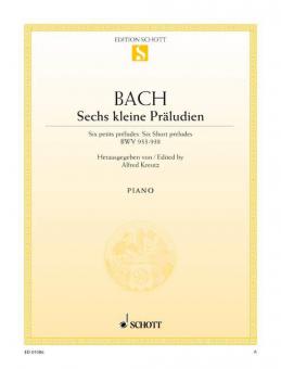 Six Short Preludes BWV 933-938 Download
