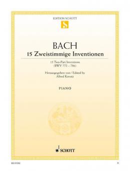 15 Two-Part Inventions BWV 772-786 Download